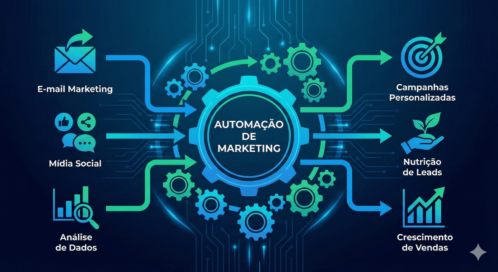 Foto ilustrando uma automação de marketing